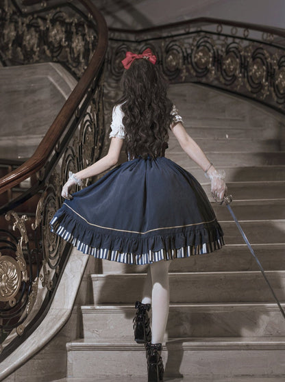 [pre-order] Lolita Retro Shirt + Belt + Skirt