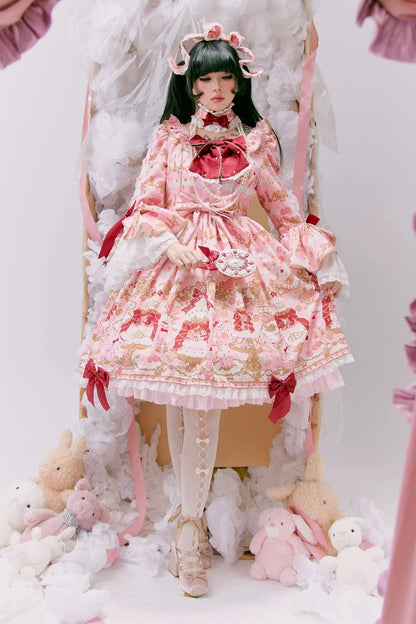 [pre-order Deadline: April 26] Retro Romance Sweet Lolita Ribbon Cake Print Series Accessories