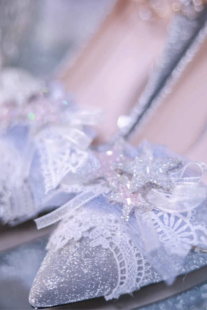 Shiny Wedding Shoes