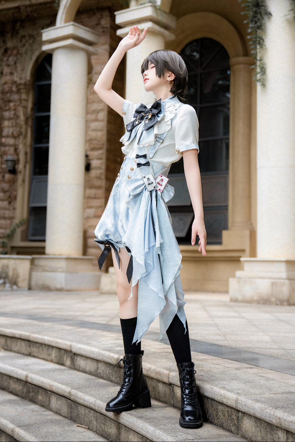[pre-order] Alice Prince Lolita Shirt + Shorts + Belt