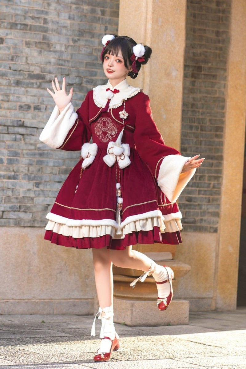 New Year Chinese-style Lolita Dress Set