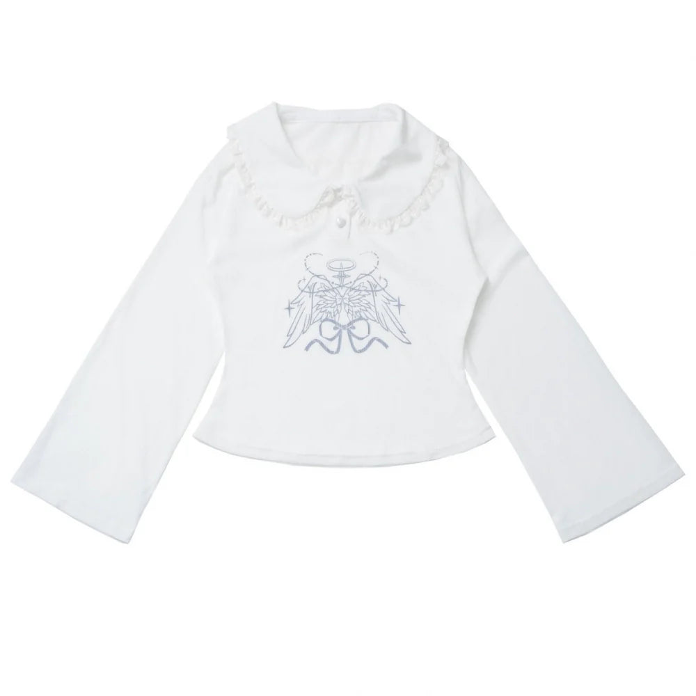 Smock Suspender + Doll Collar Top + Tiered Skirt
