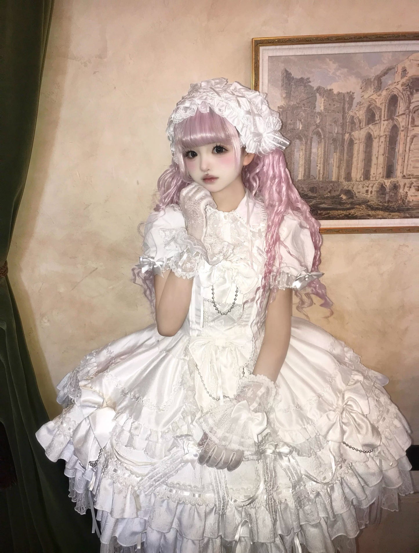 [pre-order] Magical Girl Tiered Dress + Full Set + Headdress