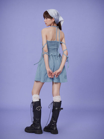 Pleated Texture Romantic Dress