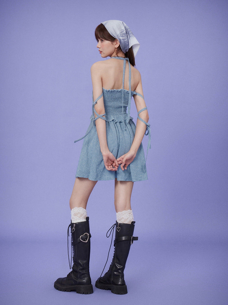 Pleated Texture Romantic Dress