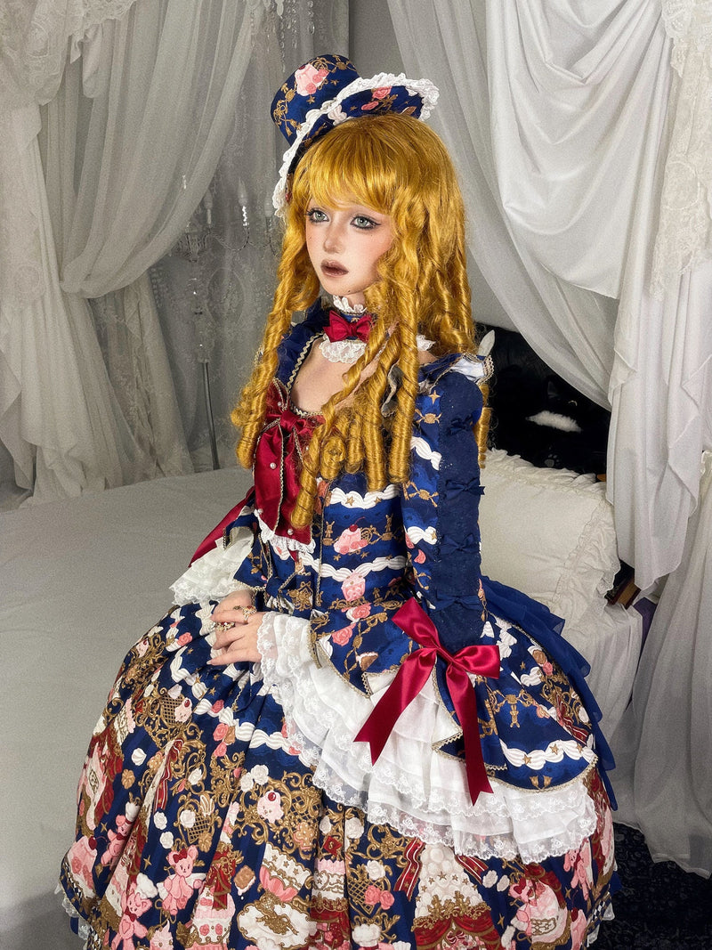 [pre-order Deadline: April 26] Retro Romance Sweet Lolita Ribbon Cake Print Series Accessories