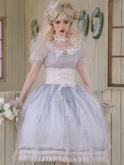 Princess Flower Wedding Tea Party Dress