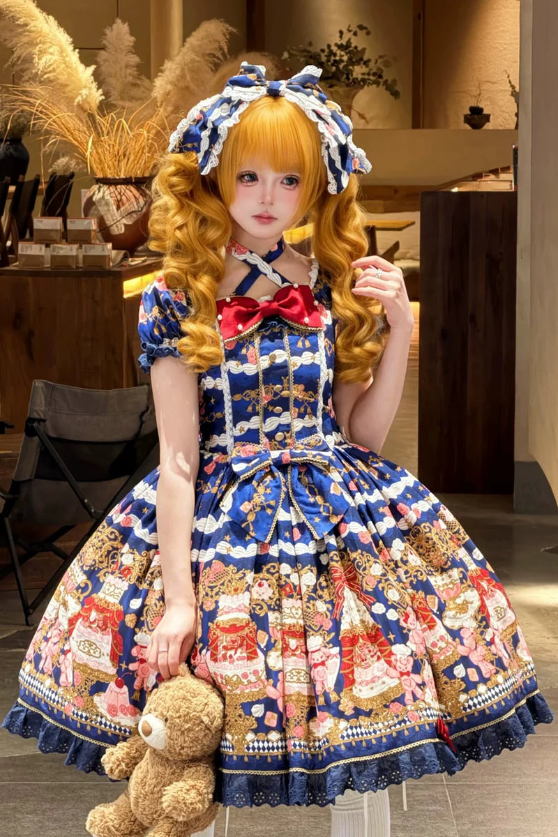 [pre-order Deadline: April 26] Retro Romance Sweet Lolita Ribbon Cake Print Series Accessories