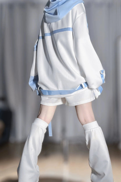 Aqua Subculture Jacket + Pants + Leg Warmers