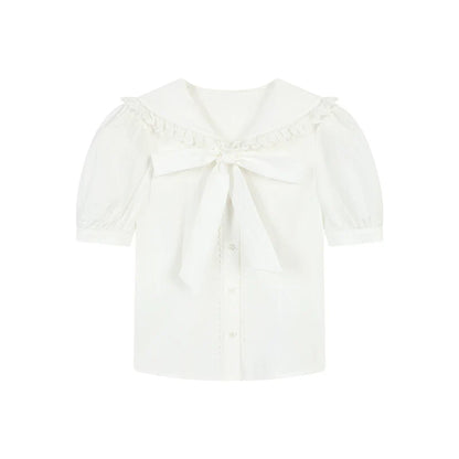 Sea Salt Bow Tie Shirt + Skirt