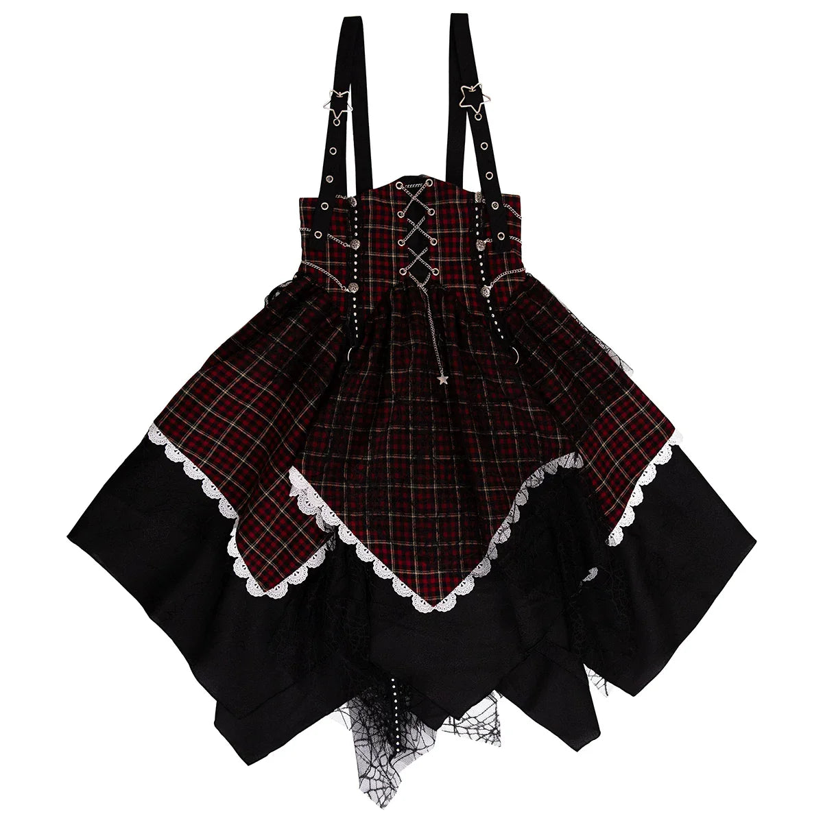 Gothic Academy Idol Lolita Strap Skirt + Shirt + Sleeves