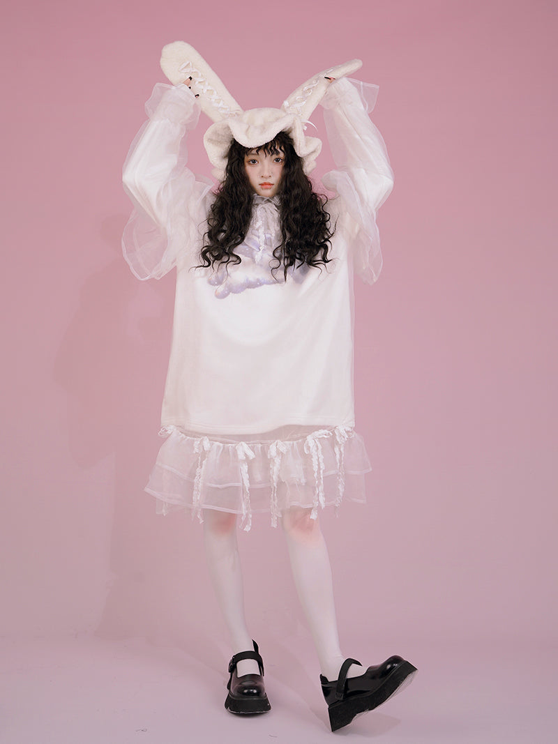 Lace-up Rabbit Snow Hat