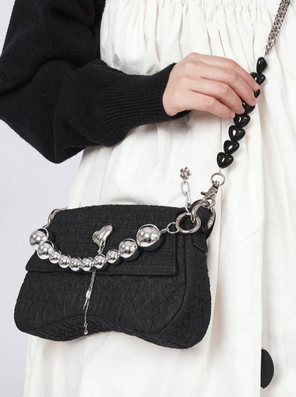 2-way Cross Chain Shirring Bag
