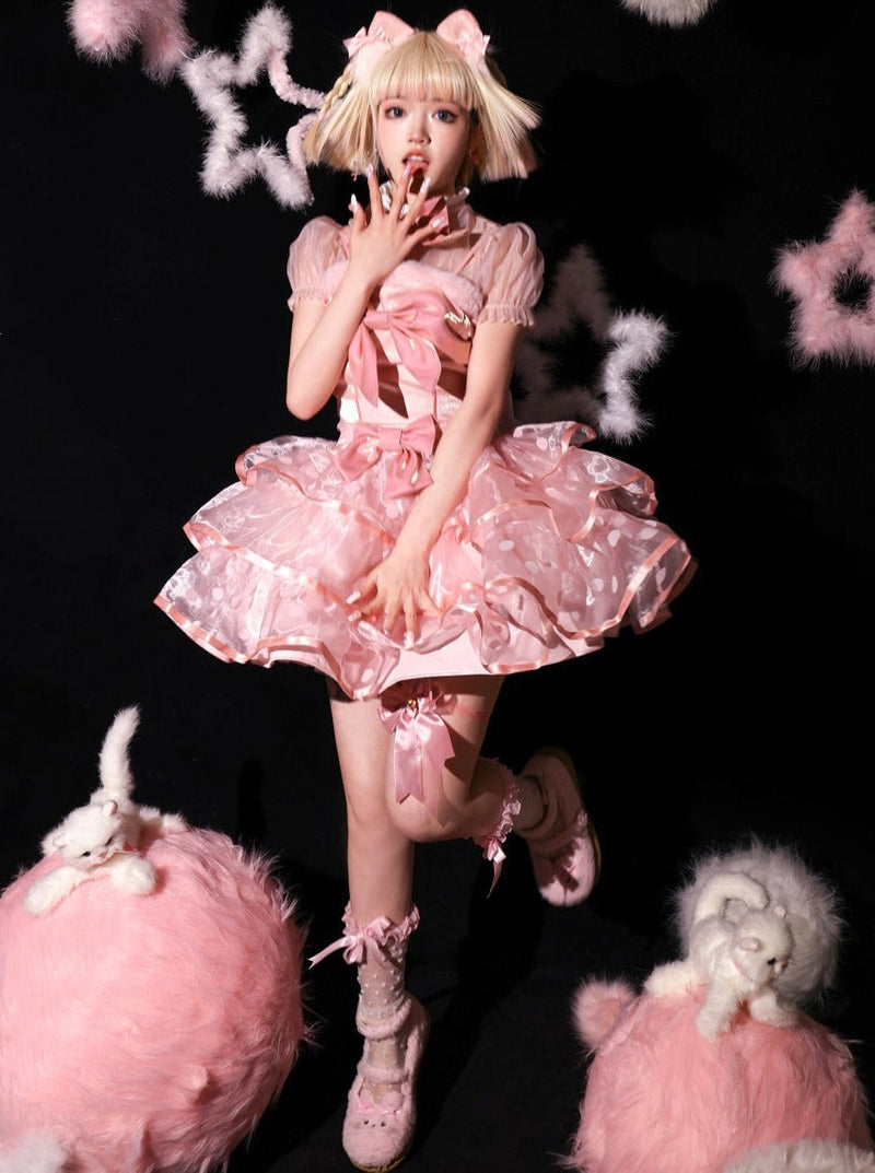 Pure Pink Sweet Princess Dress