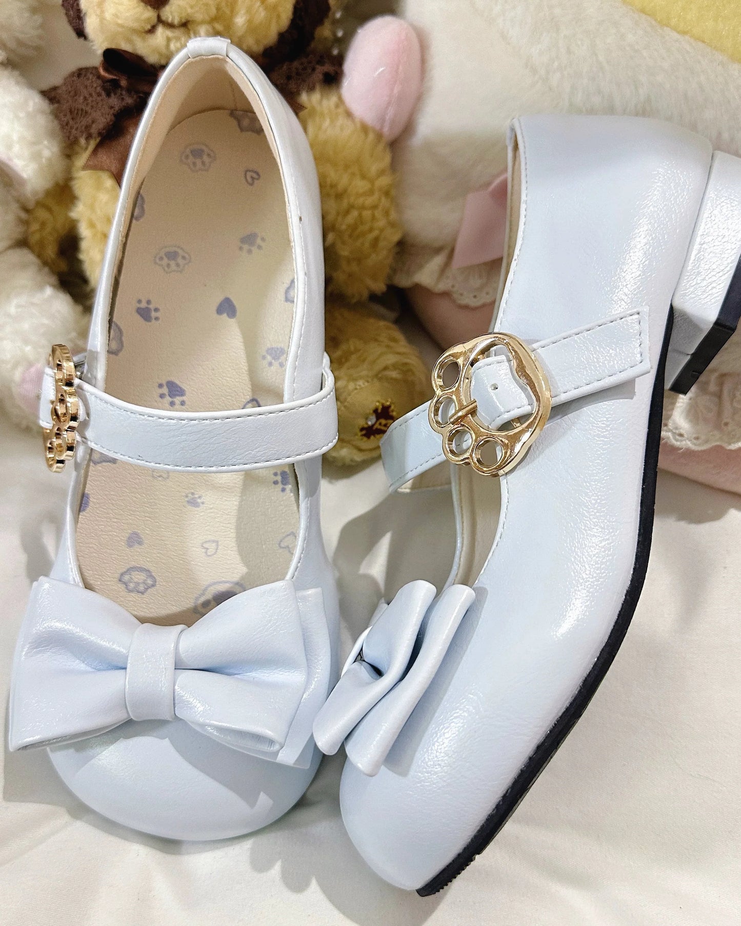 Glossy Ribbon Lolita Shoes
