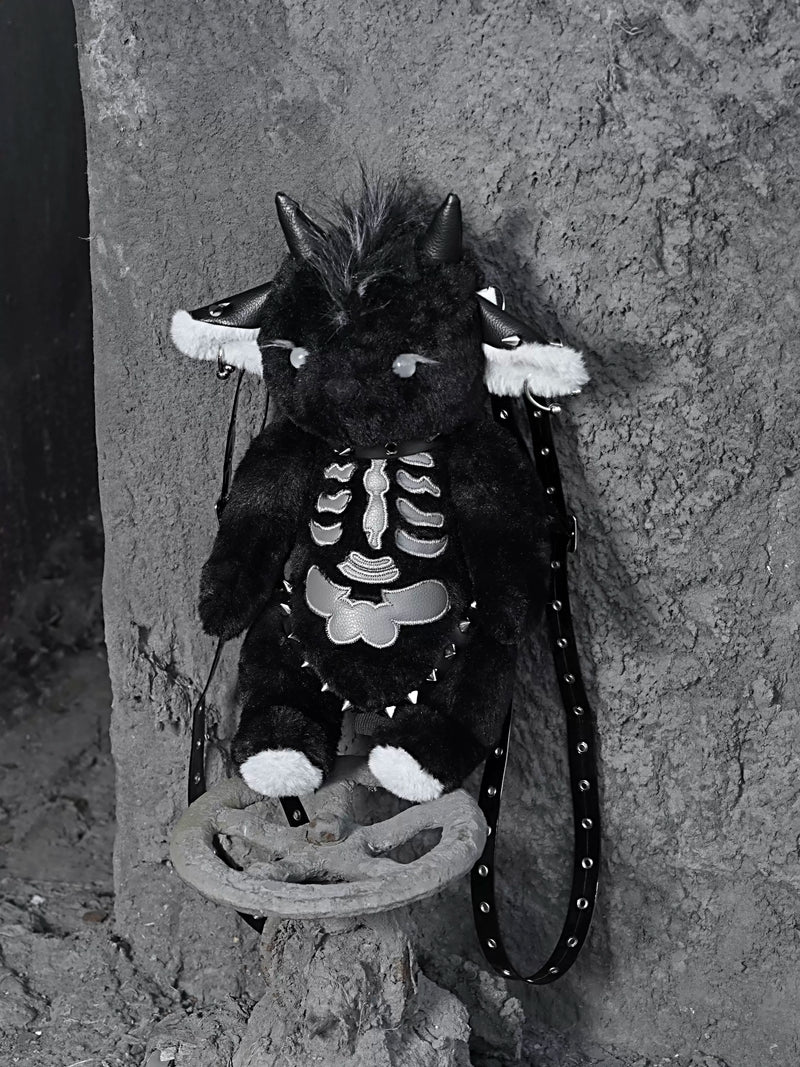 Satan Hell Lamb Punk Rock Shoulder Dark Hand Crossbody Doll Bag