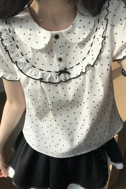 Polka Dot Doll Top + Skirt