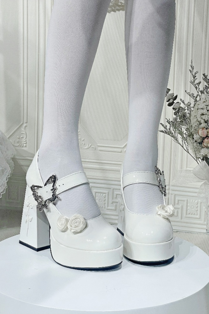 Floating Dreamland Platform Block Heels