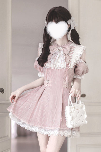 [pre-order] Sweet Plaid Sweet Girly Dress