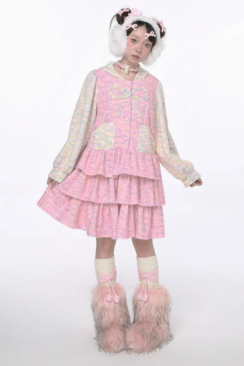 Sweet Girly Y2k Flare Sleeveless Dress