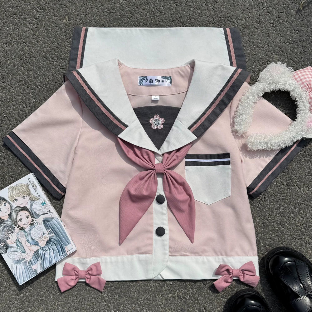 Sakura Color Heroine Sailor Suit