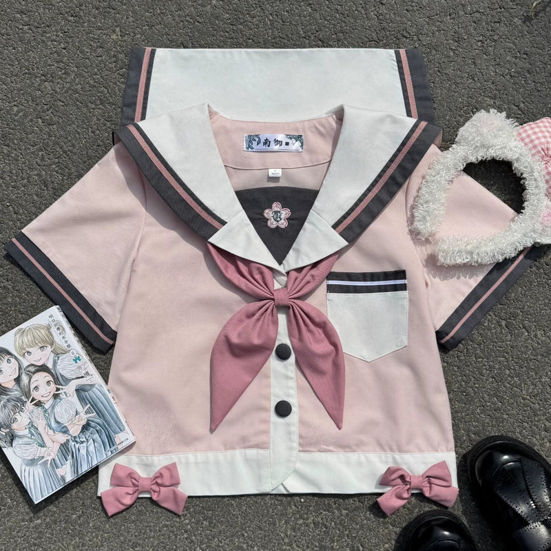 Sakura Color Heroine Sailor Suit