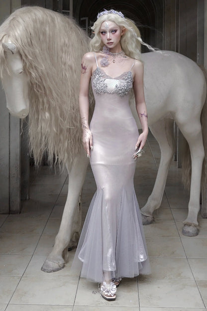 Moonlight Beast Mermaid Dress + Tube Top + Necklace