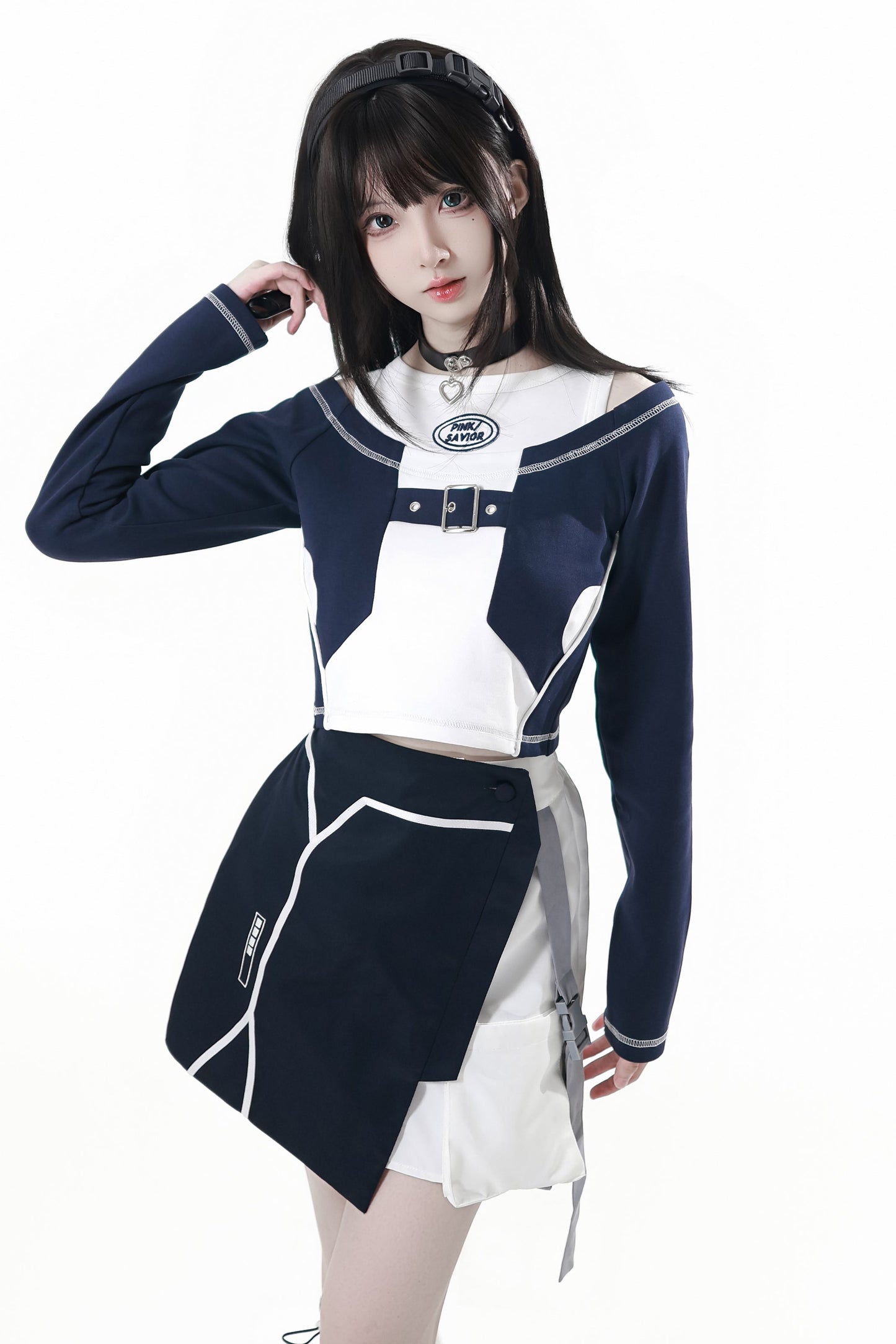 Subculture Cargo Short Coat + Jumper Skirt + Skirt + Leg Warmers