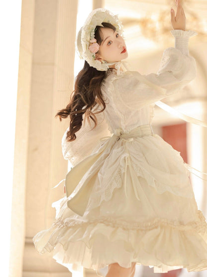 Pure Girly Tulip Ruffle Lolita Dress