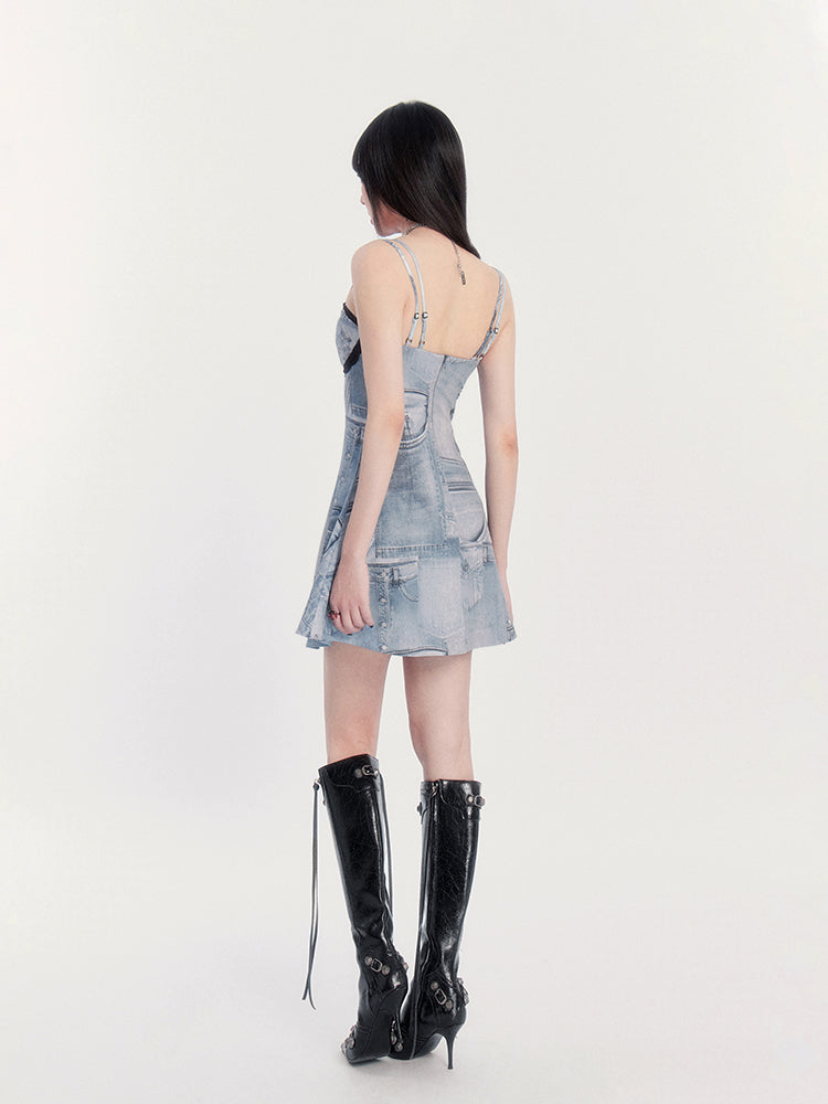 Millennial Hot Girl Retro Camisole Dress