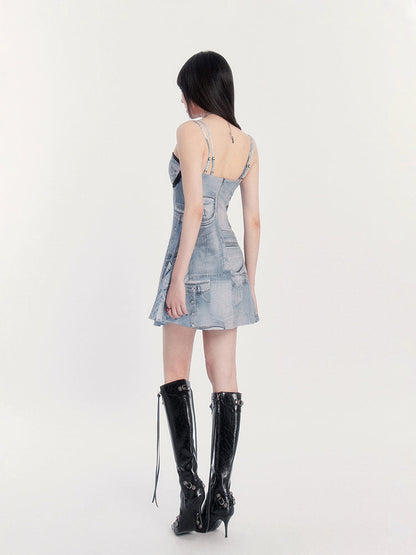 Millennial Hot Girl Retro Camisole Dress