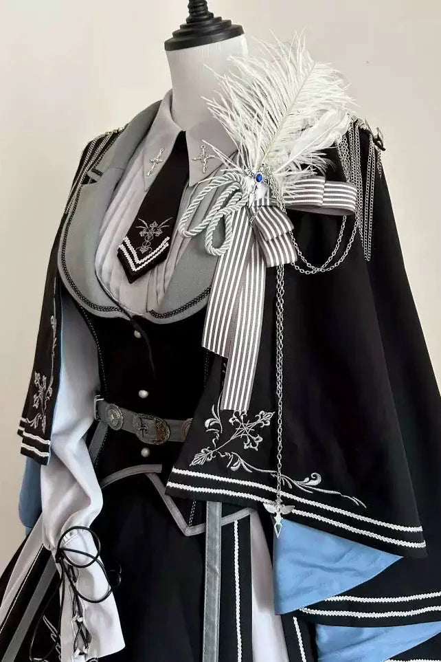 Dark Knight Military Cloak + Pants + Shirt + Accessories