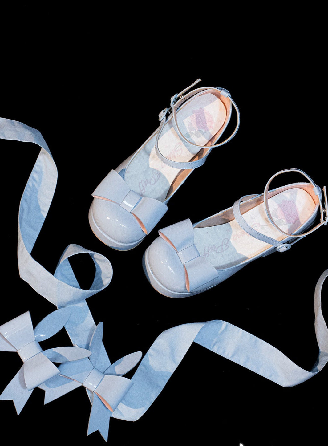 Bunny Ear Ribbon High Heels