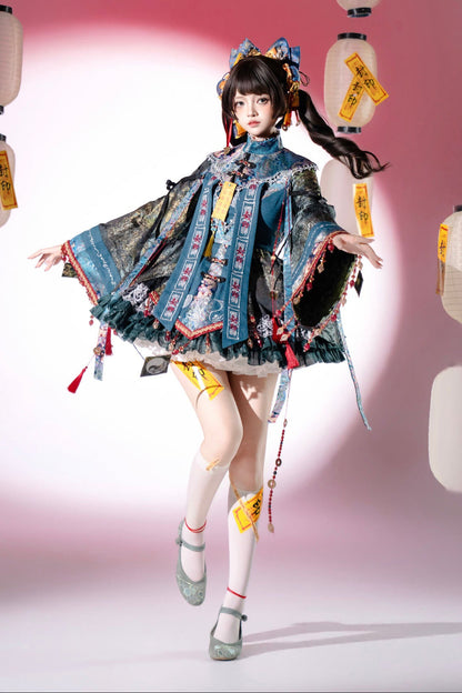 [pre-order] Little Zombie Cosplay Chinese Lolita Embroidery Dress