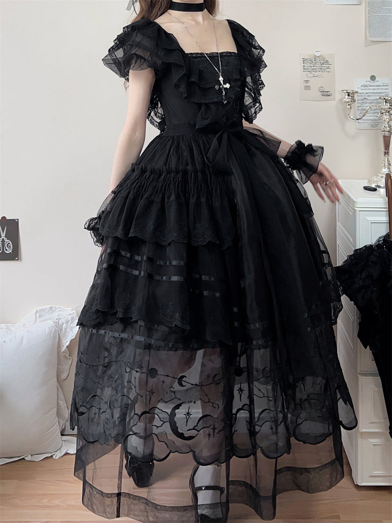 Summer Tiered Lolita Dress + Lolita Jumper Skirt