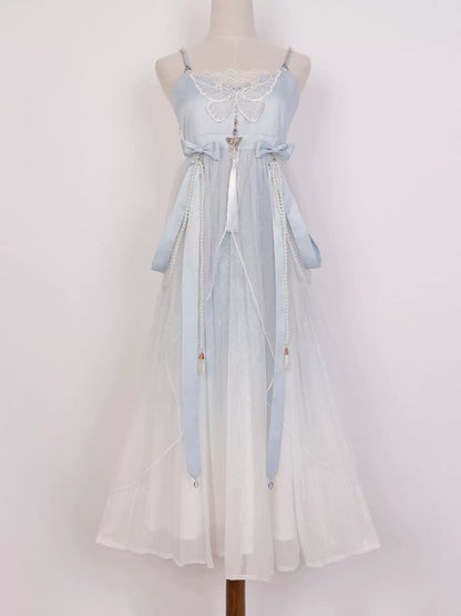 Fantasy Butterfly Lolita Chinese-style Gradient Dress Set