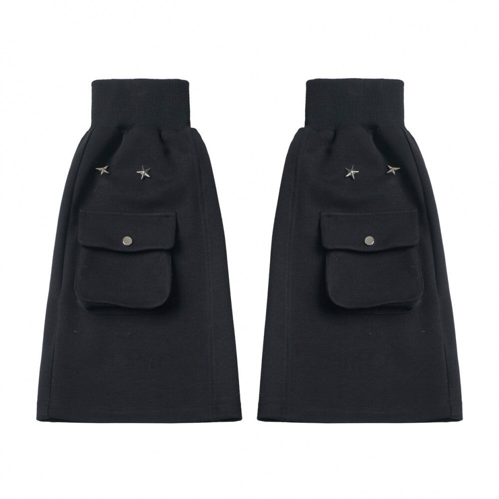 Nautical Log Hooded Jacket + Loose Shirt + Pants + Culottes + Tie + Leg Warmers