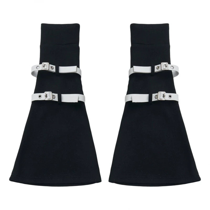 Black Slimming Jacket + Hoodie + Skirt + Leg Warmers