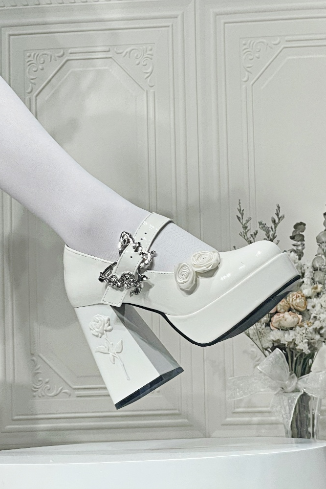 Floating Dreamland Platform Block Heels