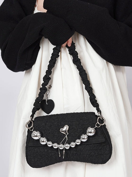 2-way Cross Chain Shirring Bag