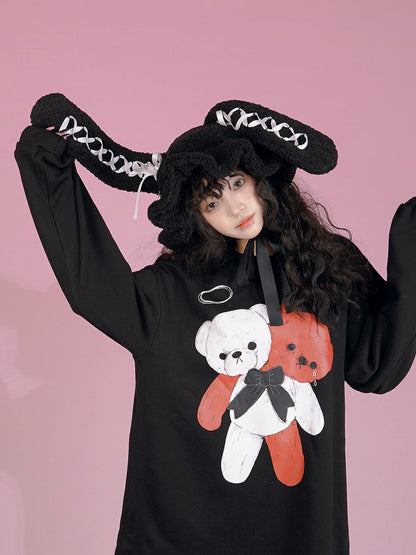 Lace-up Rabbit Snow Hat