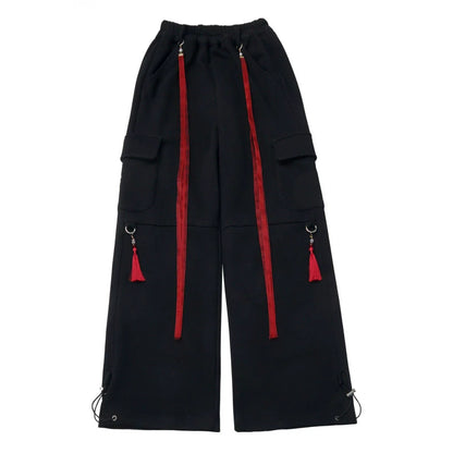 Dark Detachable Fur Jacket + Skirt + Pants