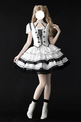 Gothic Witch Lolita Dress Set Full Set