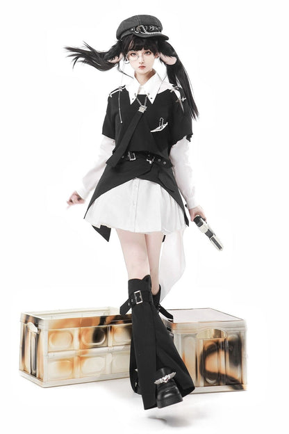 Nocturnal Rabbit Lolita Skirt Set