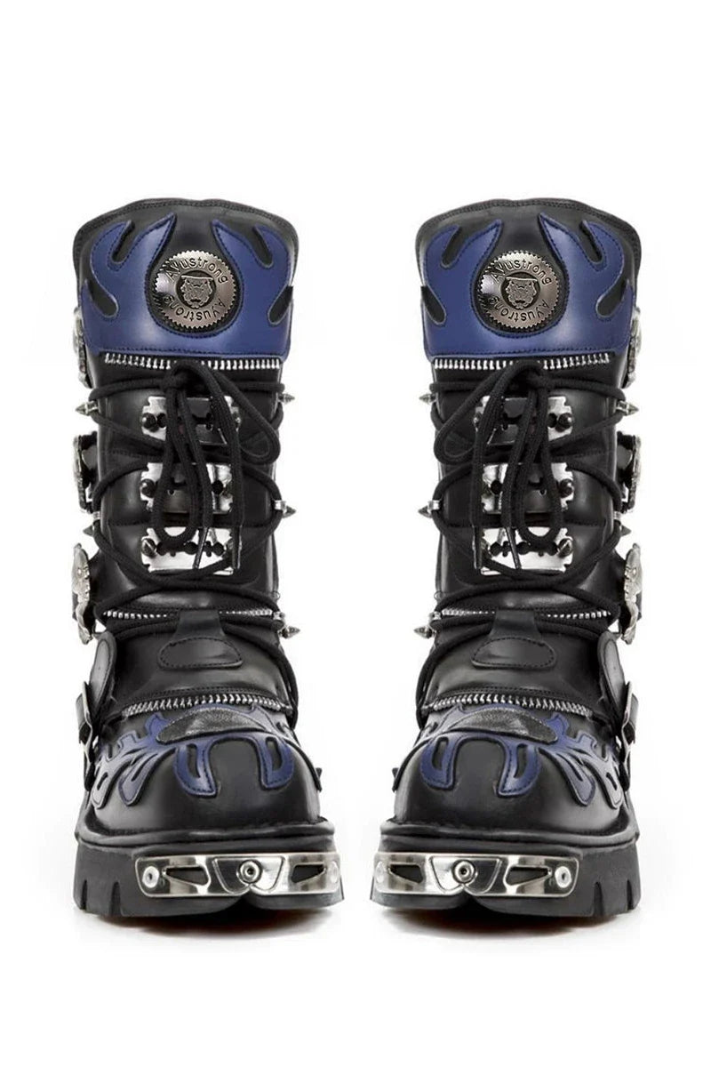 Y2k Dark Punk Short Boots