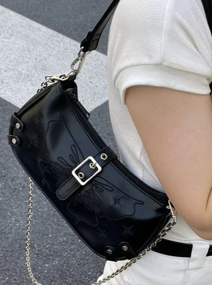 Butterfly Design Belt Mini 2-way Bag