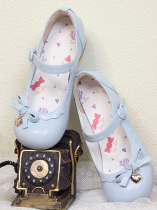 Lolita Round Head Doll Medium Heel Shoes