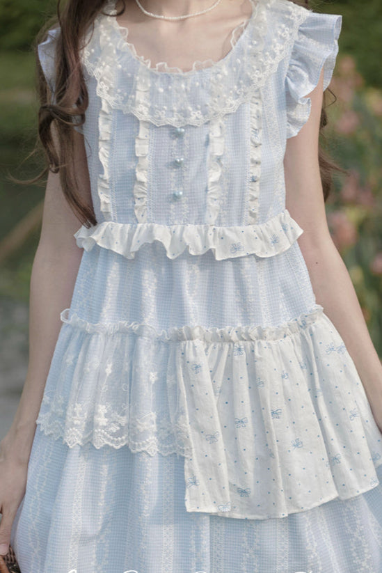 Fly Sleeve Baby Doll Dress