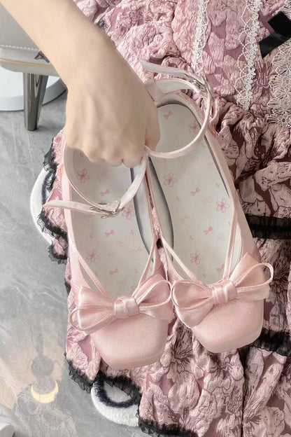 Lace-up Ribbon Ballet Lolita Shoes