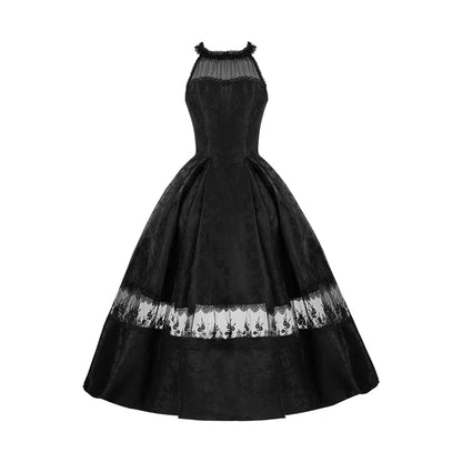 Mist Flower Halter Neck Twin Dress